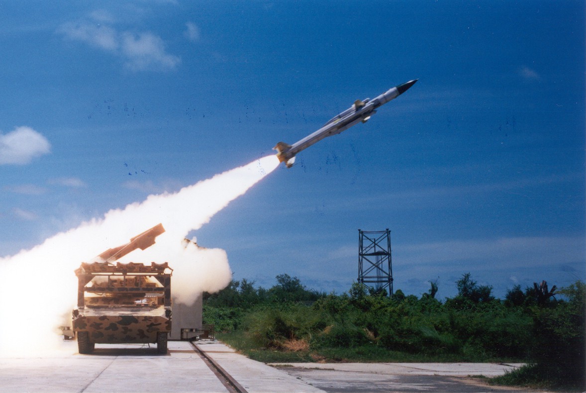 Archive photograph of an Akash surface-to-air missile test firing. Not an October 2026 trial or an export delivery.