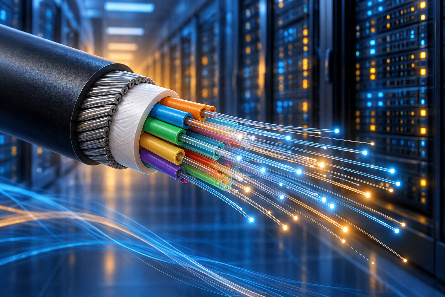 Optical fibre cable illustrating HFCL's manufacturing business alongside its Q2 results